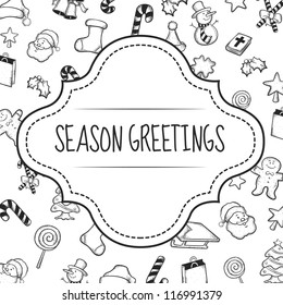 Christmas card doodle