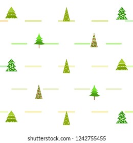 Christmas card, fir tree, vector background