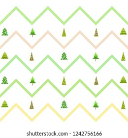 Christmas card, fir tree, vector background
