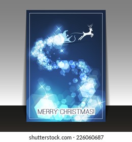Christmas Card - Flyer or Cover Design Template