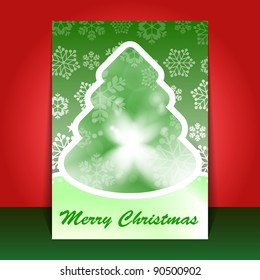 Weihnachtskarte oder Flyer-Design