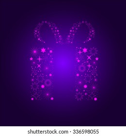 Christmas card gift background