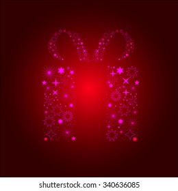 Christmas card gift background