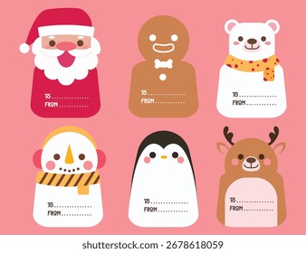 Vetor gráfico de presente de cartão de Natal