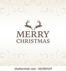 Christmas Card with Greetings