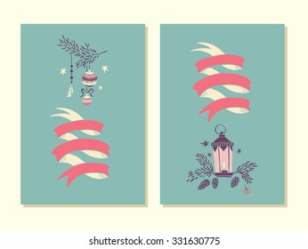 Christmas card. hand drawn illustration
