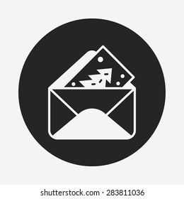 Christmas card icon