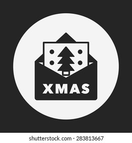 Christmas card icon
