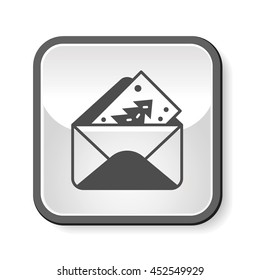 Christmas card icon