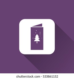 Christmas card icon