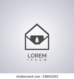 Christmas card icon