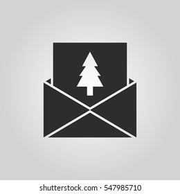 Christmas card icon
