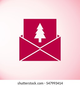 Christmas card icon