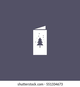 Christmas card icon