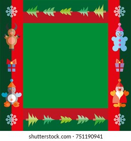 Christmas card illustration.