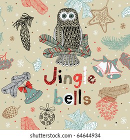 Christmas card. Jingle bells