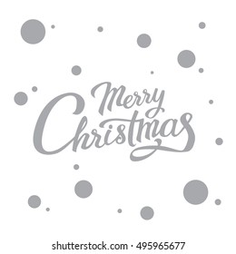 Christmas card Lettering and Calligraphy