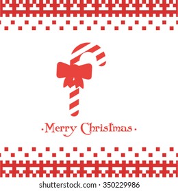  Christmas card. Merry Christmas 2016. Vector.