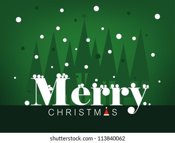 Christmas card, Merry christmas
