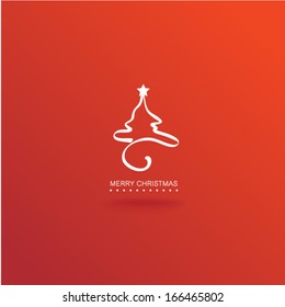 christmas card, Merry christmas lettering 
