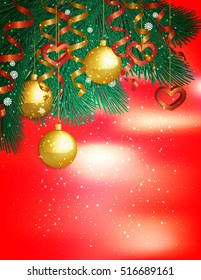 Christmas card. Merry Xmas. Vector illustration.