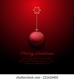 Christmas card - minimalist modern design