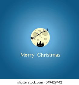 Christmas Card, Moon