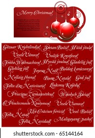 Christmas Card in Multiple Languages