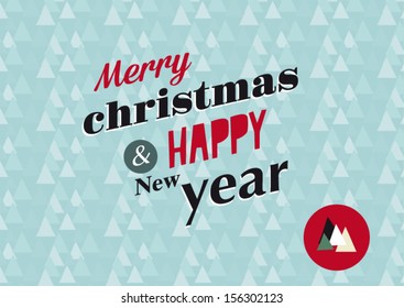 christmas card and new year