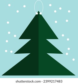 Christmas card on a light background