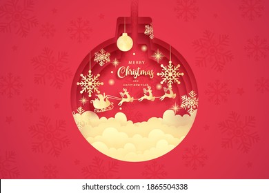 Weihnachtskarte mit süßem Schneemann, Vektorgrafik auf Papier