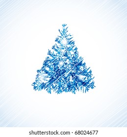 Tarjeta de Navidad con lugar para el texto.