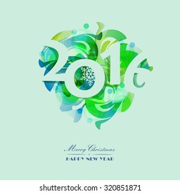 Christmas card, poster, invitation to a colorful abstract background. Modern design. Vector illustration