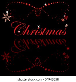 Christmas card red