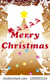 Christmas card, Christmas sale poster, advertisement