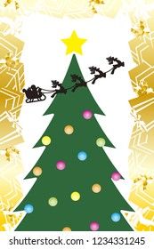 Christmas card, Christmas sale poster, advertisement