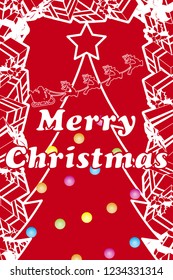 Christmas card, Christmas sale poster, advertisement