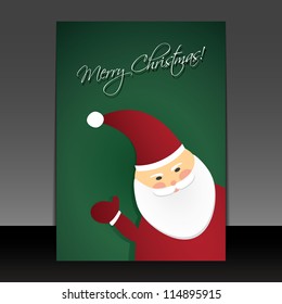 Christmas Card with Santa Claus
