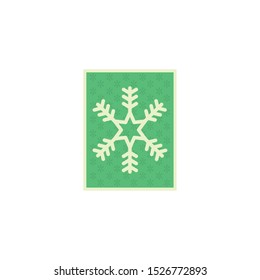 christmas card with snow flakes vector illustration design