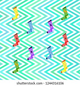 christmas card, christmas sock, vector background