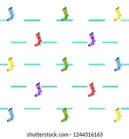 christmas card, christmas sock, vector background