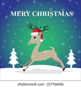christmas card stylish