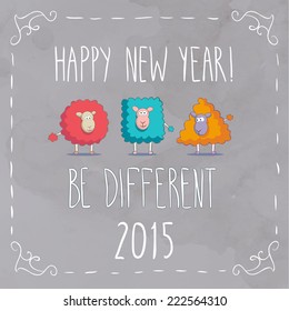 Christmas card / symbol of new year