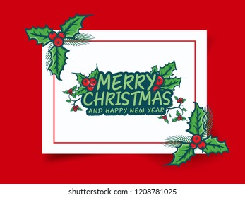 Christmas card template