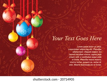 plantilla de tarjeta de Navidad