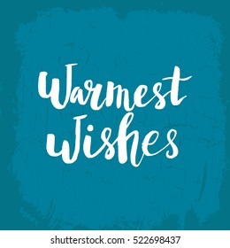 Christmas card template. Hand drawn lettering Merry and Bright. Perfect brush typography for cards, poster, t-shirt, invitations and other types of holiday design. Vector illustration.
