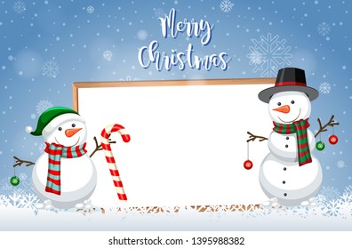 A christmas card template illustration