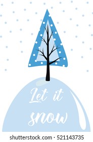 Christmas card template.  illustration. New Year collection. Greeting seasonal for scrapbooking and invitations.