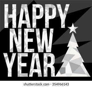 Christmas card, text, christmas tree, star