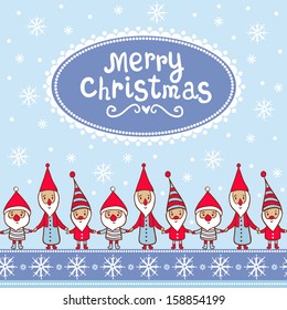  Christmas card with textbox. 